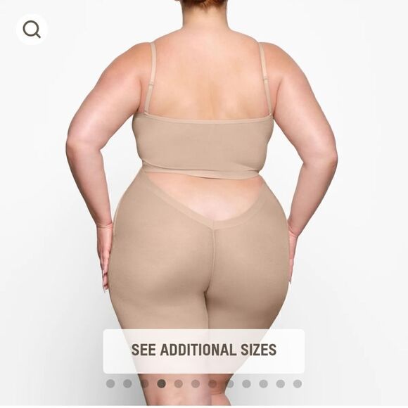 SKIMS Sheer Sculpt Low Back Short, Size 4x NWT - Picture 3 of 7